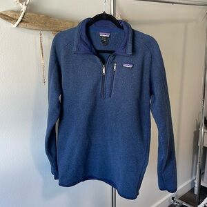 Navy Patagonia quarter zip
